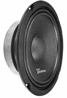 Timpano TPT-MB6 Slim 6.5" Shallow Mid Bass Car Audio Speaker 200 Watts 4-Ohm