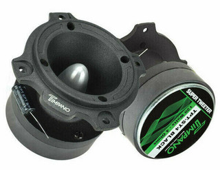 Timpano TPT-ST4 Black 3.5" Round Tweeter 120 Watts, 1" Voice Coil - 105dB 4-Ohms