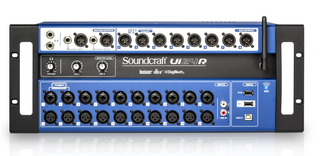 Soundcraft Ui24R front panel view