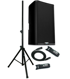 QSC K12.2 Active DJ 2000W 2-Way Powered Portable PA Speaker +1x Stand + 1x Cable