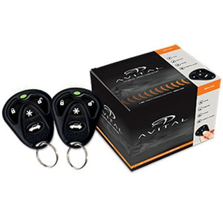Avital 5105L Alarm & Remote Starter 1500 Ft Range TWO 4-Button Remotes