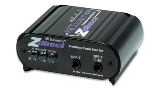 Art ZDIRECT Rack Mountable Passive Direct Box With Phase Invert And High Pass Filter