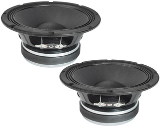 4x Faital Pro 8FE300 8" Midrange / Midbass 500W Car Audio Speaker 8-Ohm 95dB