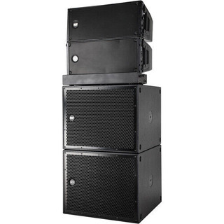 2x RCF SUB8004-AS 18" Professional Subwoofer W/ 2x RCF HDL10-A Active Line Array