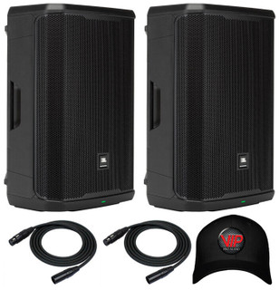 JBL PRX915 15" Powered 2-Way DJ / PA Speaker w/ DSP 2000 Watts + 2x Cables + Hat