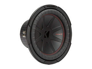 KICKER 48CWR104 COMPR Car Audio 10" Subwoofer, Dual Voice Coil 4-OHM 800 Watts