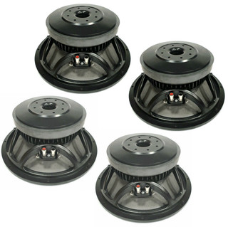 4x Eighteen Sound 12MB710 12" Mid-Bass Speaker 1000W 8-Ohms, Weather protected