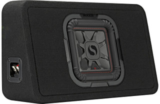 Kicker 46TL7T82 8" Solo-Baric Subwoofer in Thin Profile Enclosure, 2-Ohm, 350W