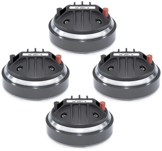 4x B&C DE250 1" High Frequency Compression Driver 120 Watts 8-Ohms DRV2508M