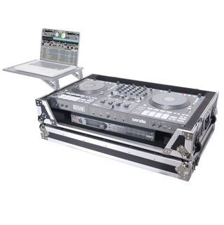 ProX XS-RANEFOURW Case For RANE Four DJ Controller With 1U Rack Space and Wheels