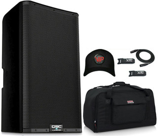 QSC K12.2 12" Active DJ 2000W 2-Way PA Speaker + Cable + Gator GPA-TOTE12 BAG