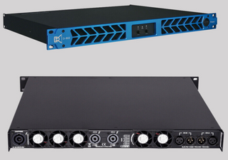 CVR Audio D-802 BLUE Professional Power Amplifier 1 Space 800 Watts x 2 at 8-Ohm