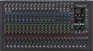 Mackie Onyx 24 24-Channel Premium Analog USB Mixer, FX plug-ins Use With Any DAW