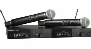 Shure SLXD24D/B58 G58 Dual Wireless System w/ 2 SLXD2/B58 Handheld (OPEN BOX)