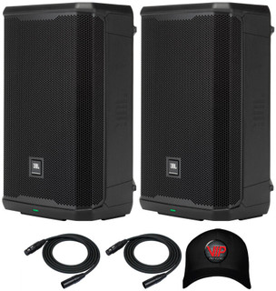 JBL PRX912 2-pack Powered Loudspeaker With cable & hat mint