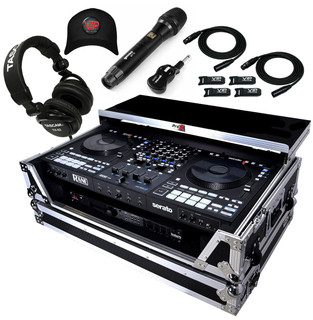 RANE FOUR 4-Channel Stems DJ Controller + XS-RANEFOUR WLT Case + Headphone + Mic