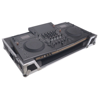 Pioneer DJ OPUS-QUAD Professional 4-Deck All-In-One DJ SysteM + ProX Case Silver