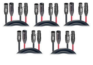 3ft DMX PowerKON Combo