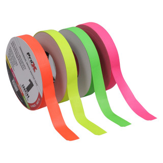 ProX XGF-160FLX4 4-Pack 1-in 180FT 60YD Multi-Color Fluorescent Commercial Tape