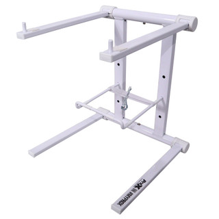 ProX T-LPS600 WHITE DJ Foldable Laptop Stand with Carrying Bag - White