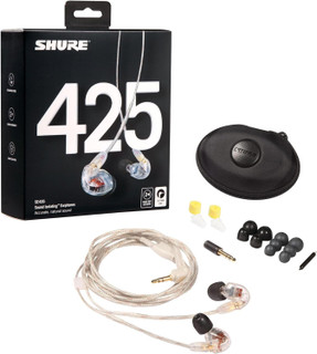 Shure SE425-CLProfessional Sound Isolating Earphones / Stereo Headphones