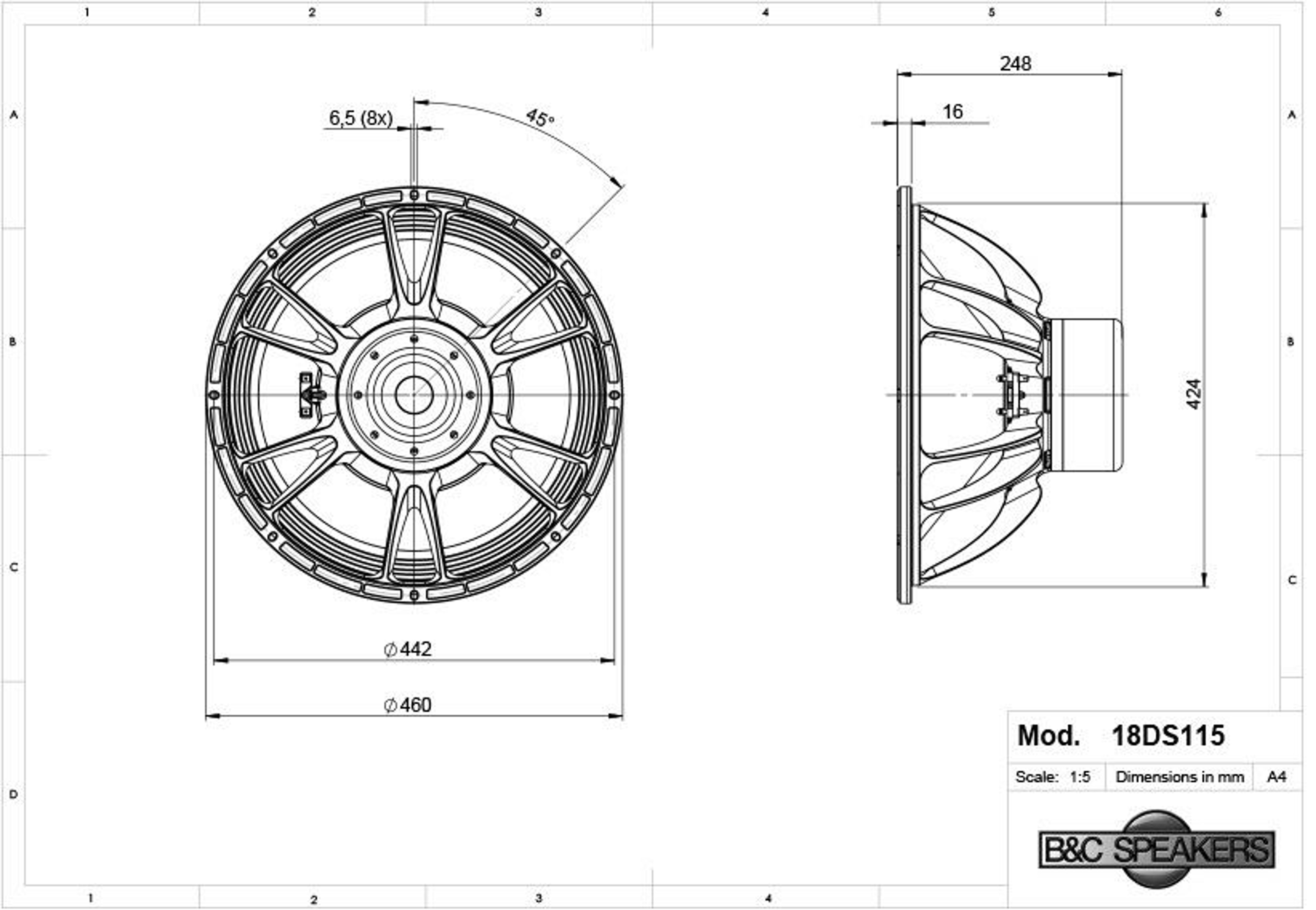 B&c 15ds115 Clearance