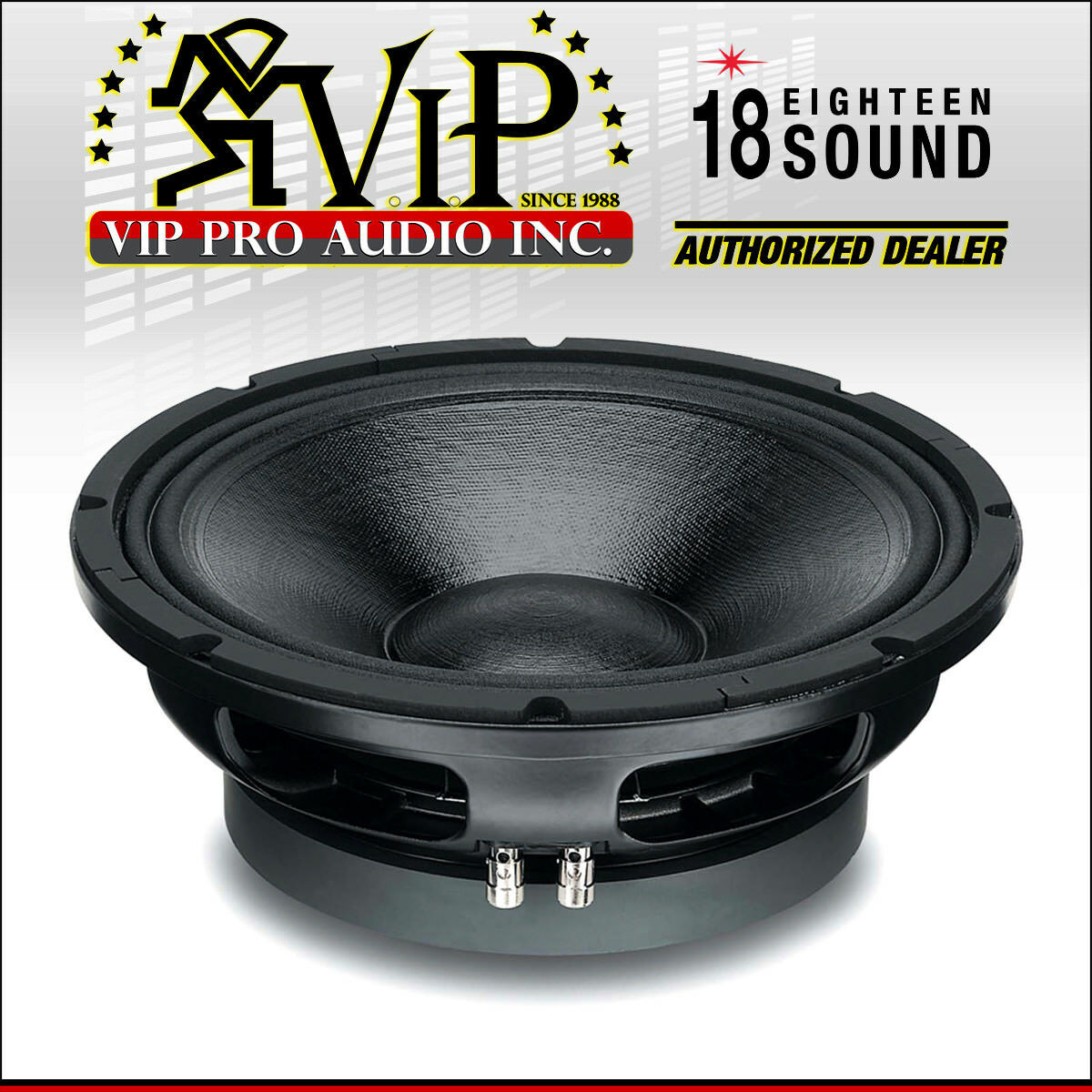 18 Sound 12MB1000 12-Inch High-Output Mid-Bass Ferrite Driver – 600W, 8 Ohm