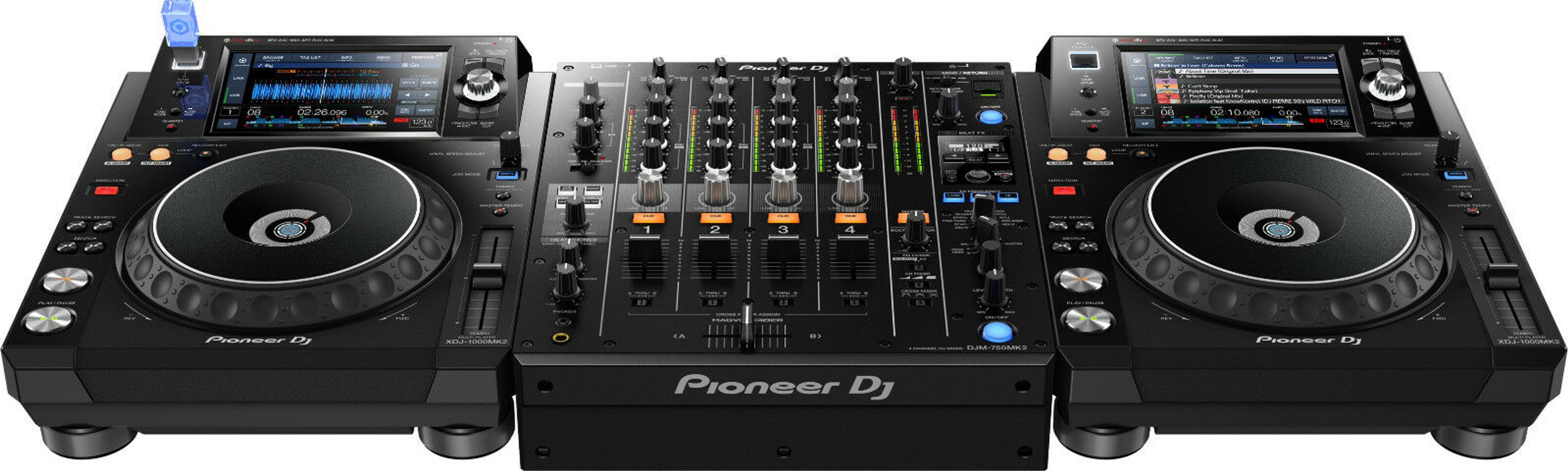 Pioneer DJM-750MK2 4-CH DJ Mixer w/ Club DNA, RekordBox DJ /DVS