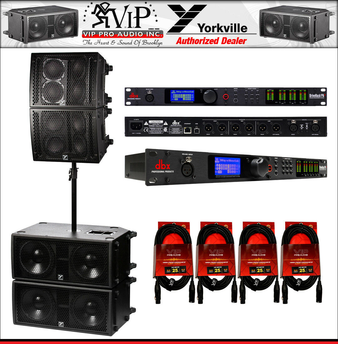 driverack pa2 with powered speakers