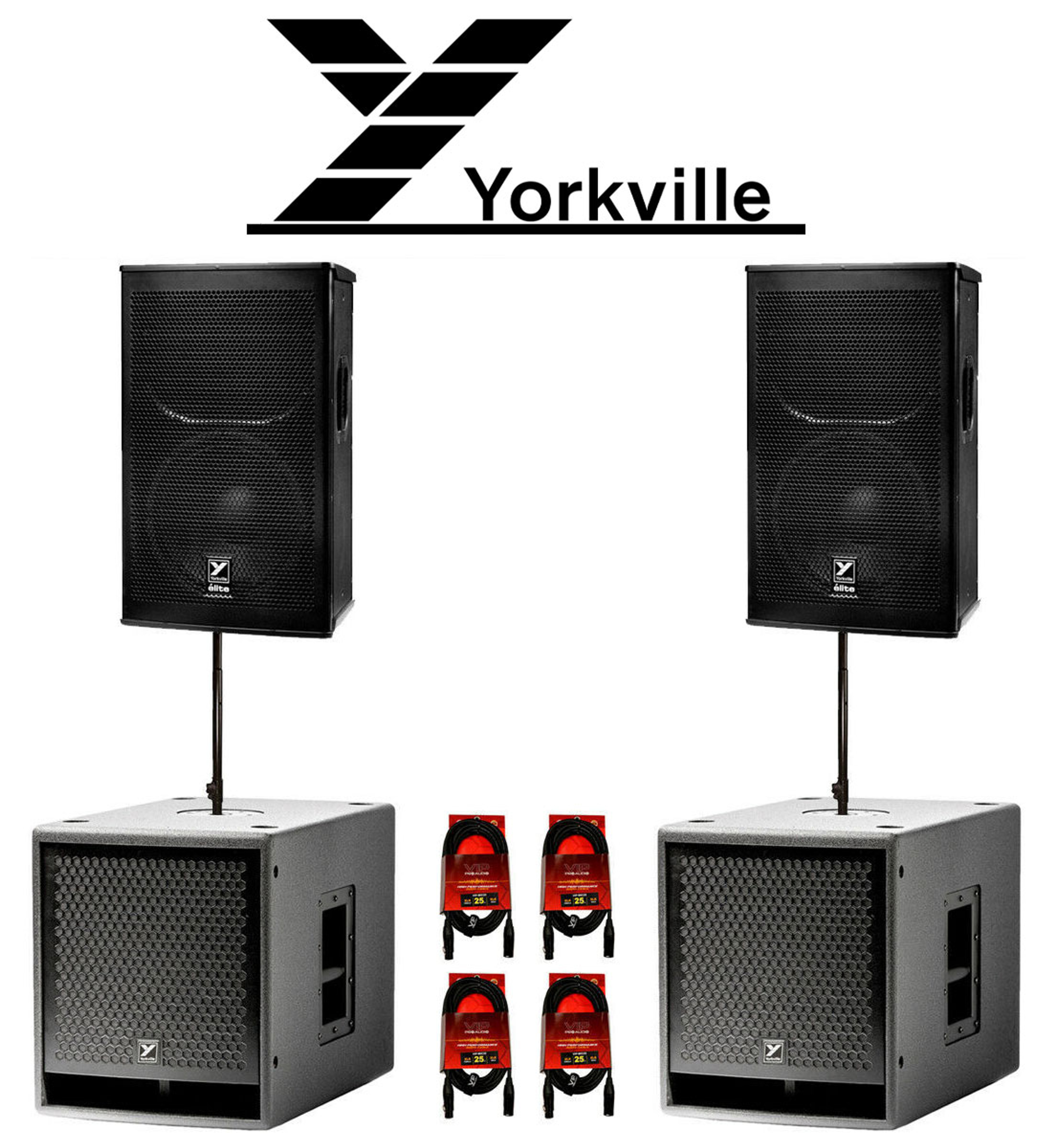 yorkville 15 powered speakers