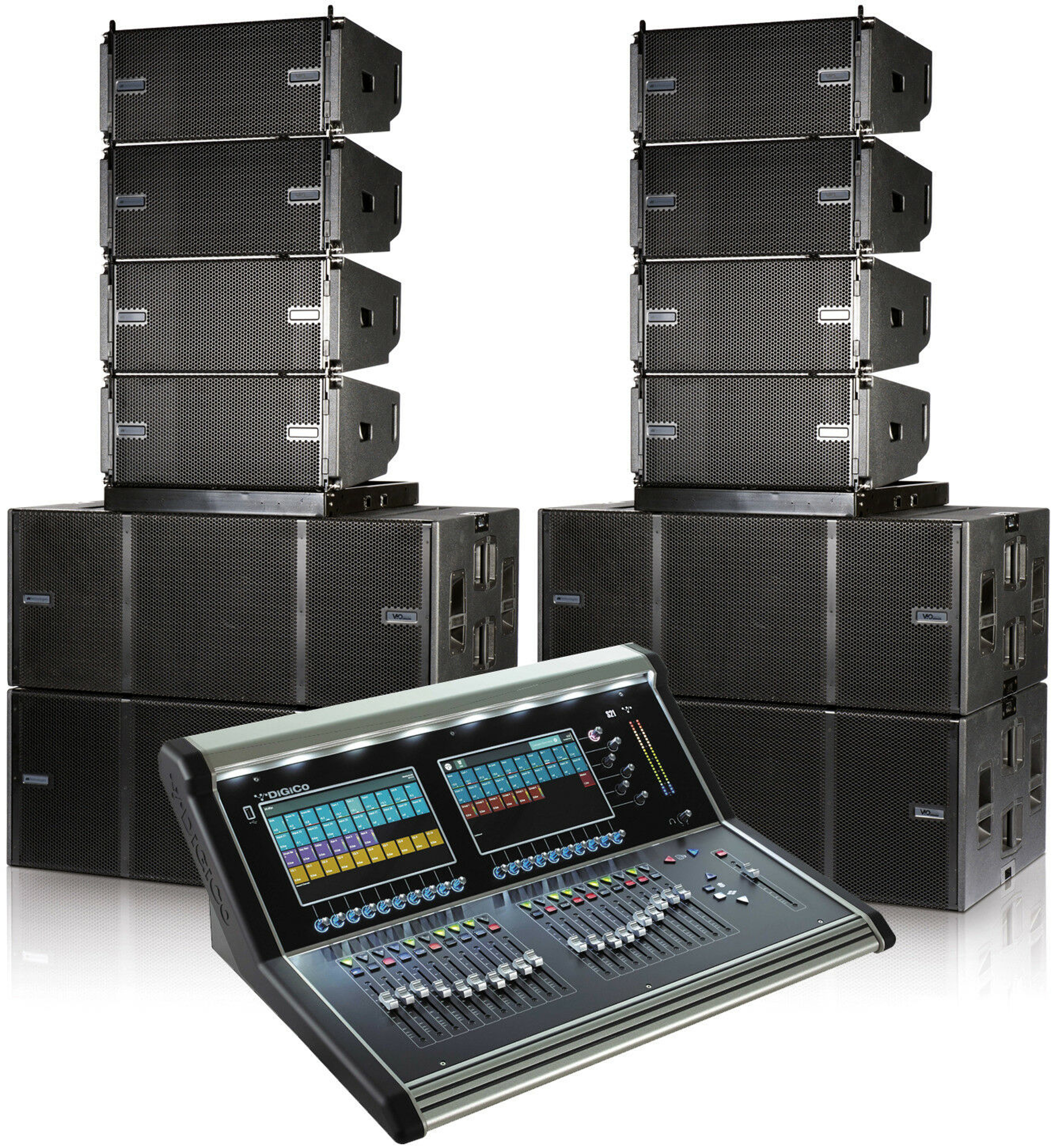 8x DB Technologies VIO L210 Line Array 