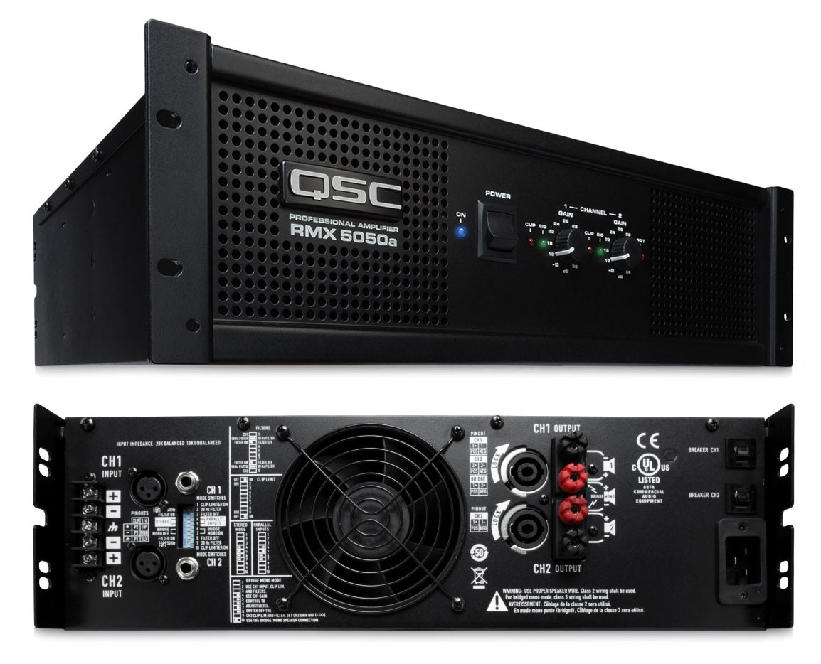 QSC RMX5050a 2 channel Power Amplifier