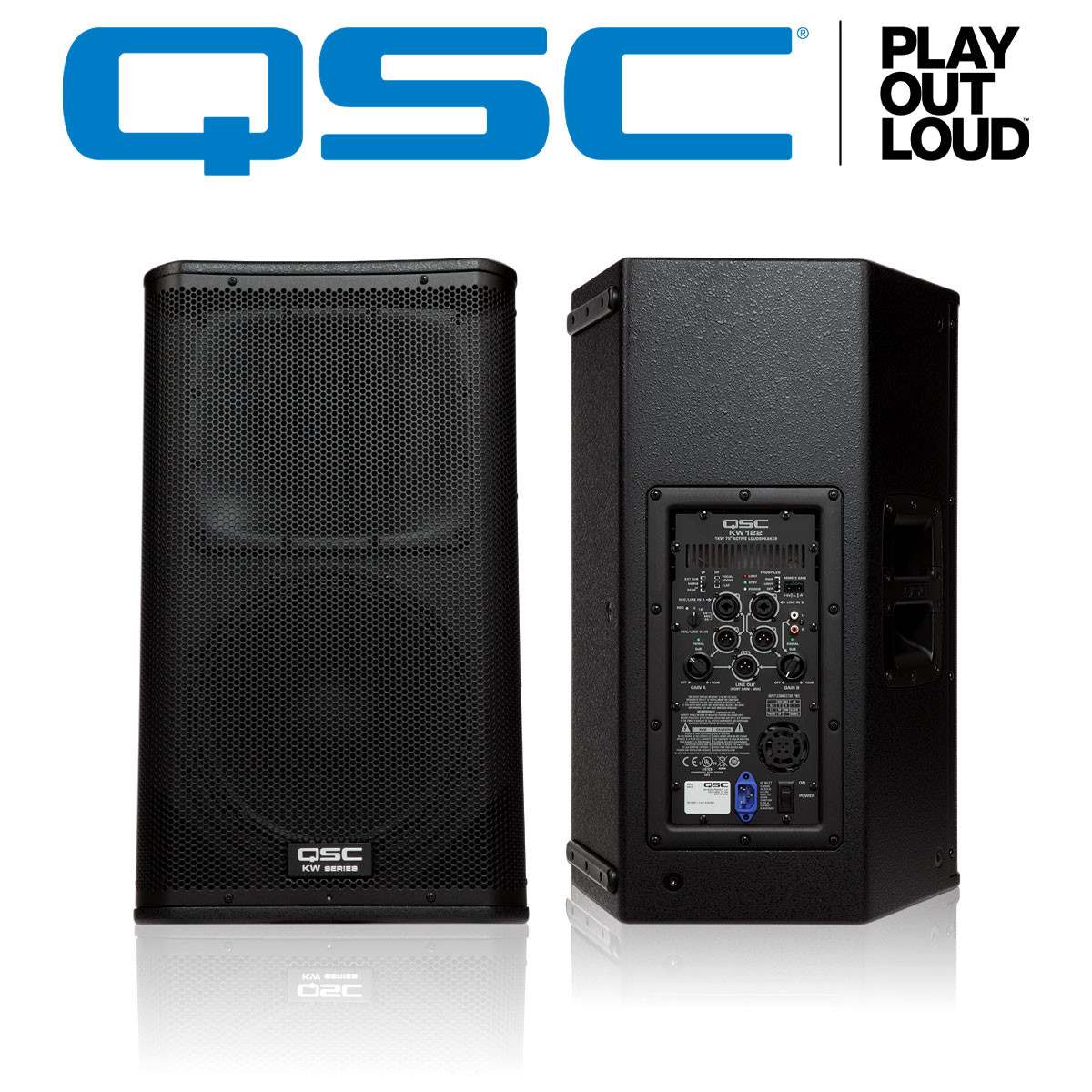 qsc k12 1 kw 75 active loudspeaker