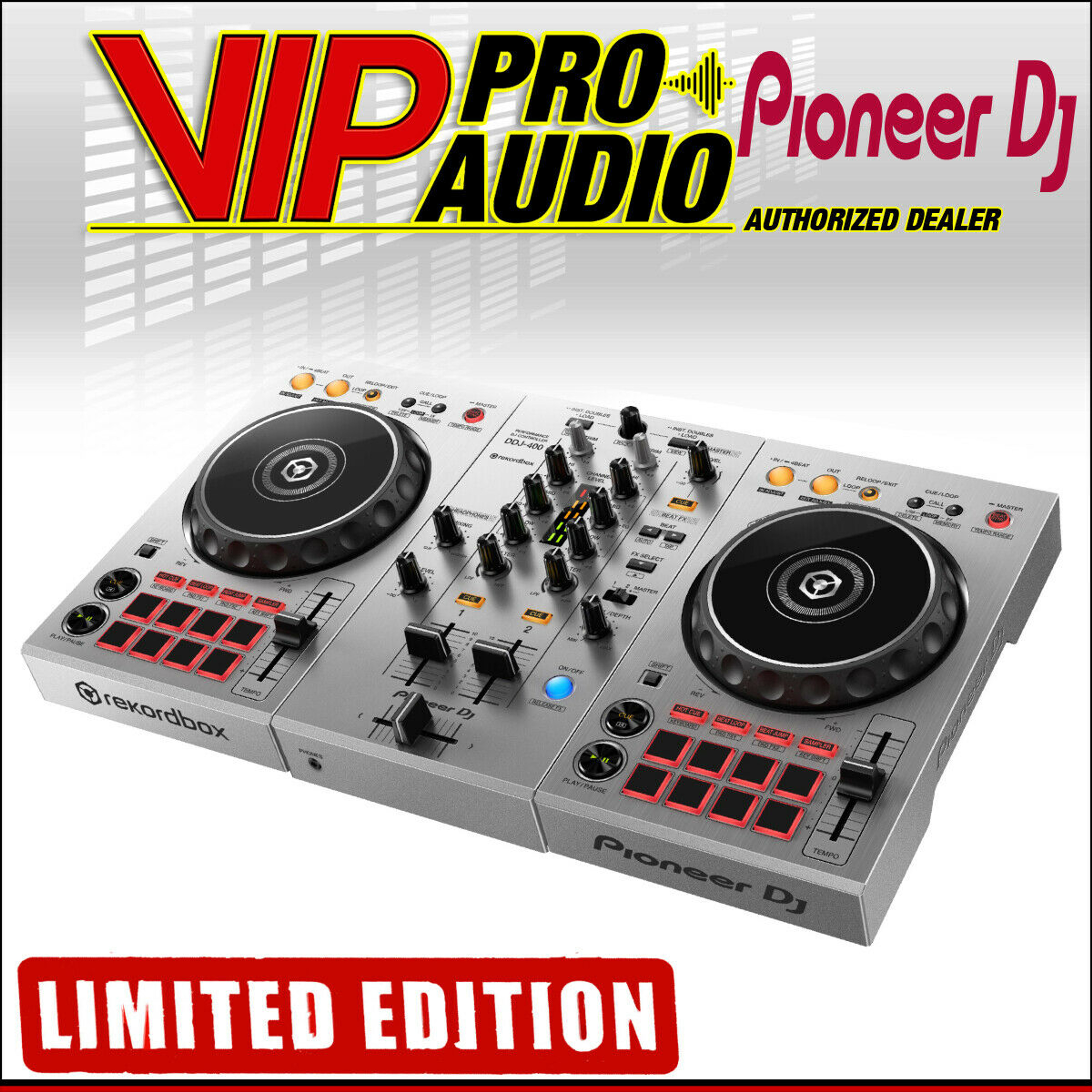 Pioneer DDJ-400-S Rekordbox DJ CONTROLLER -SILVER-