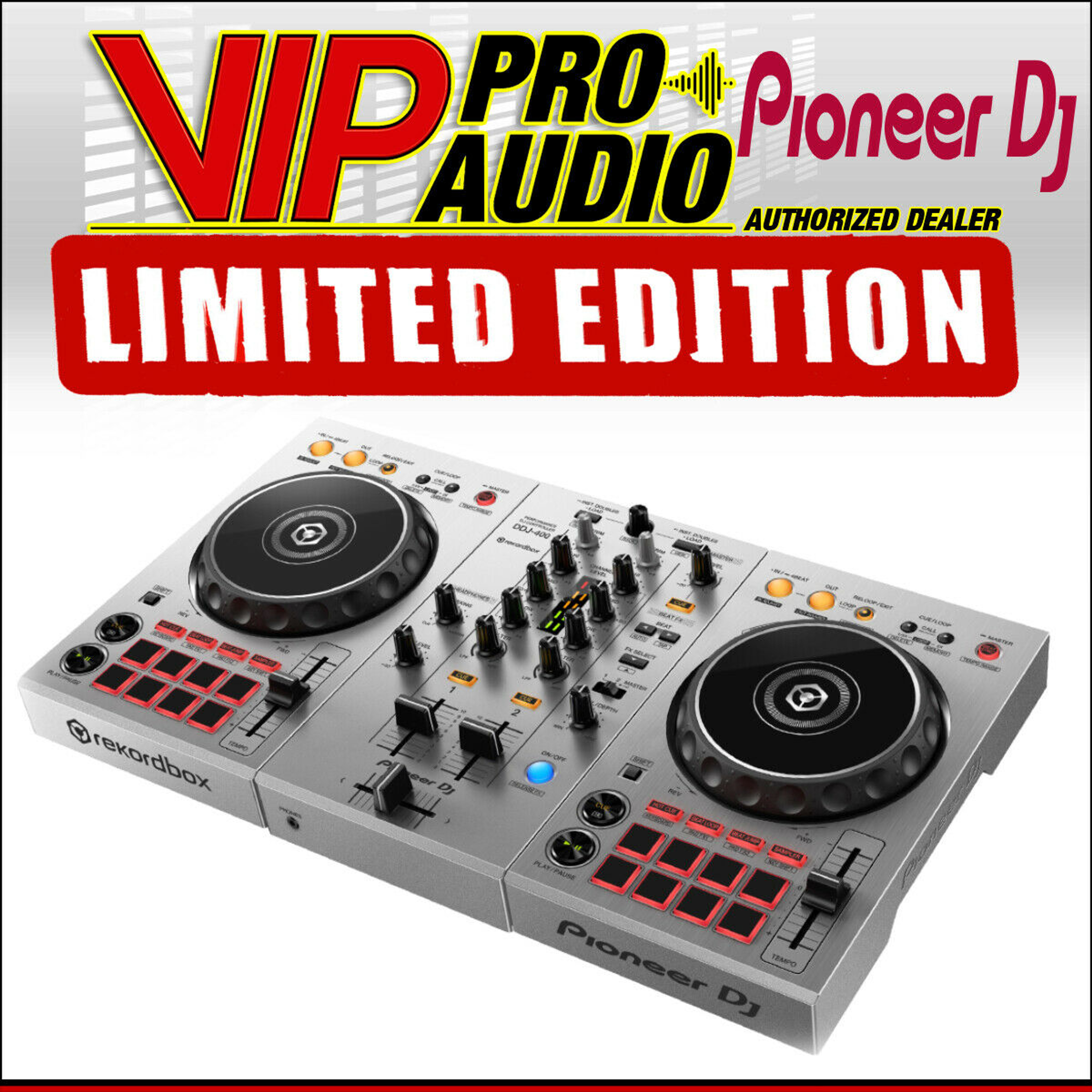 Pioneer DDJ-400-S Rekordbox DJ CONTROLLER -SILVER-