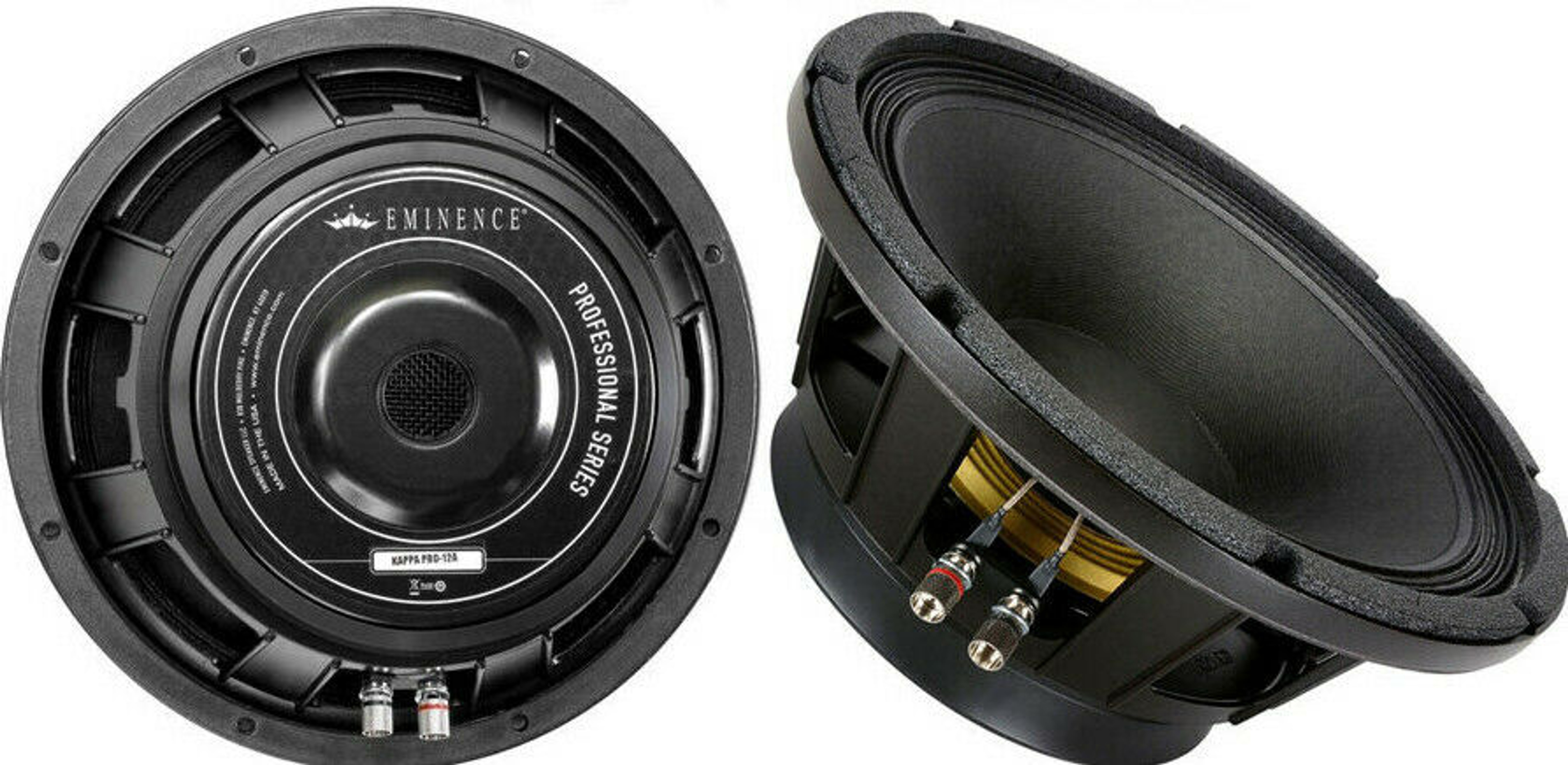 2x Eminence Kappa Pro-12A Sub-Woofer 8-Ohms 1000W Bass Speaker