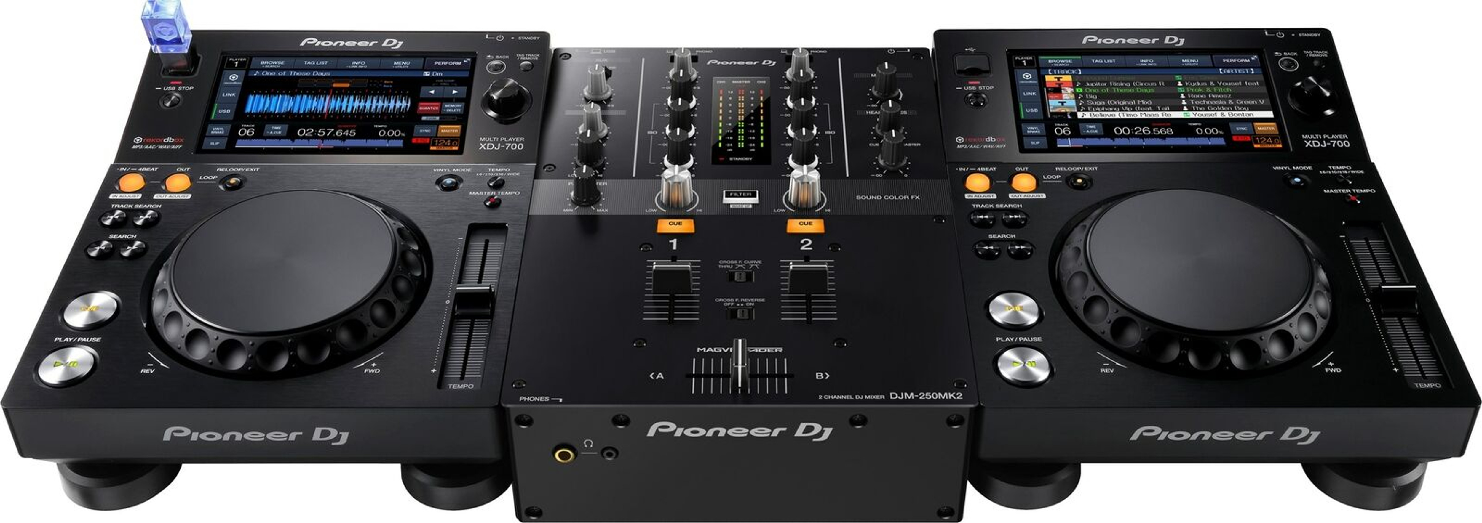 Pioneer DJM-250MK2 2-Channel DJ Mixer With Independent Channel Filter