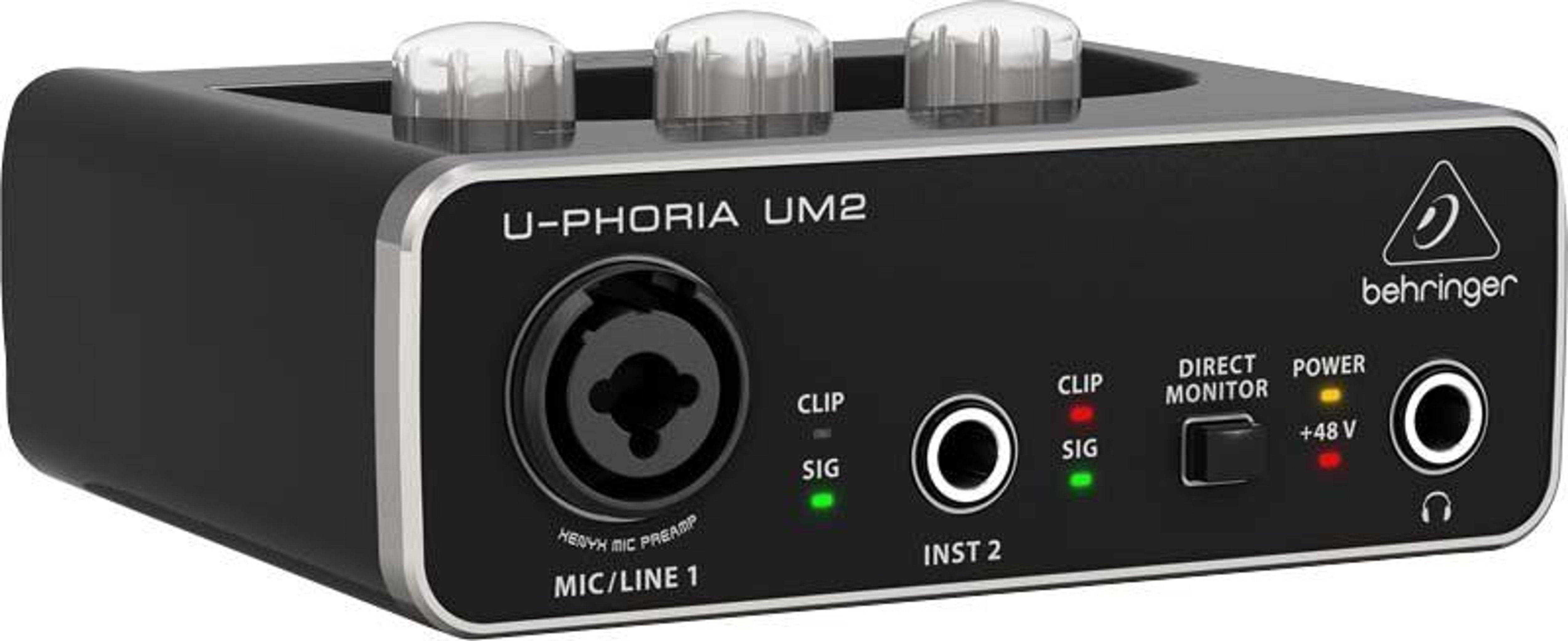 Behringer UM2 U-Phoria USB Audio Interface with switchable - VIP