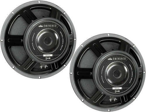 2x Eminence Kappa-15LFA 15" Subwoofer 8-ohm 1200W Replacement Mid-Bass Speaker