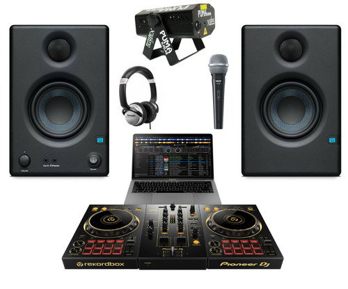 Pioneer DDJ-400 2-Channel Controller W/ Monitors, Mic, Headphone