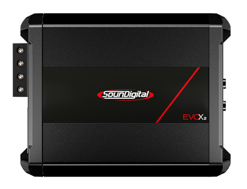 SounDigital 1200.4 EVOX2 2-Ohm 4-Channel Amplifier 1200W RMS Motorcycle Car Audio Amp.