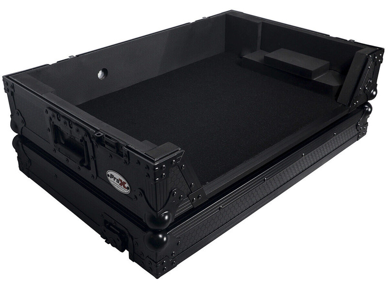ProX XS-DDJFLX10WBL DDJ-FLX10 DJ Controller Case with 1U Rack Space and Wheels