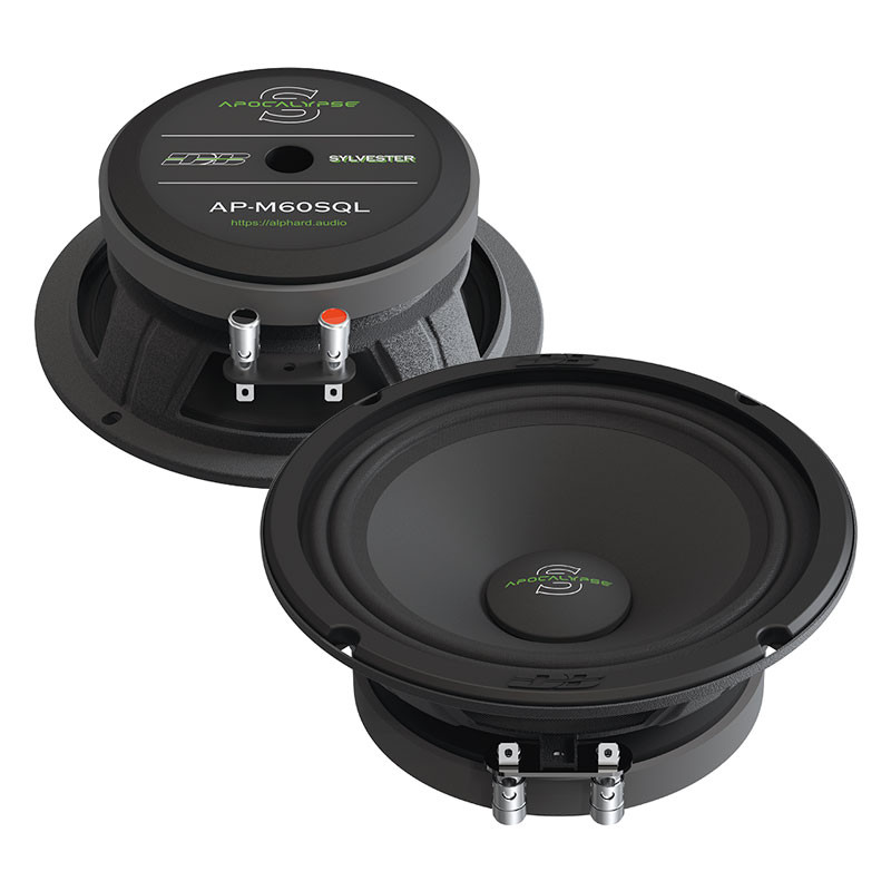 Deaf Bonce Apocalypse AP-M60SQL 6.5" Mid-Range Speakers 300 Watts 4-Ohms (Pair)