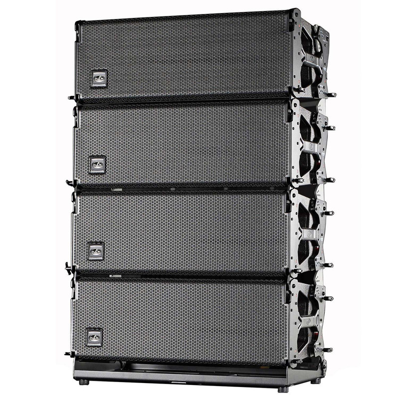 4x D.A.S Audio EVENT-212A 12" 3-Way 3000 Watts Powered Line Array w/ DSP Processor