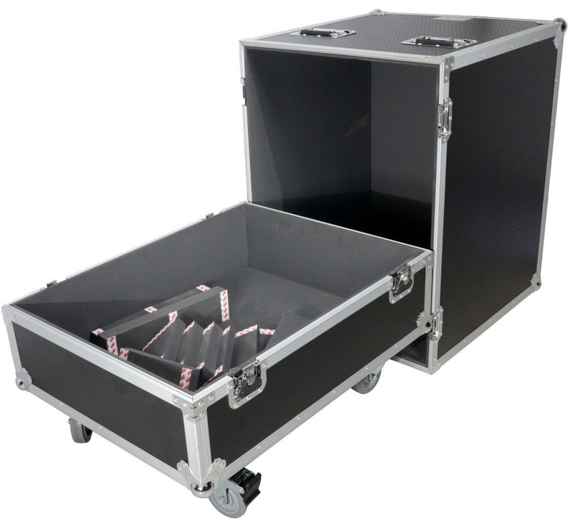 ProX XS-SP292922W Case for RCF SUB 8004-AS / SUB 9004-AS or similar size Line Array speakers 29"x29"x22"