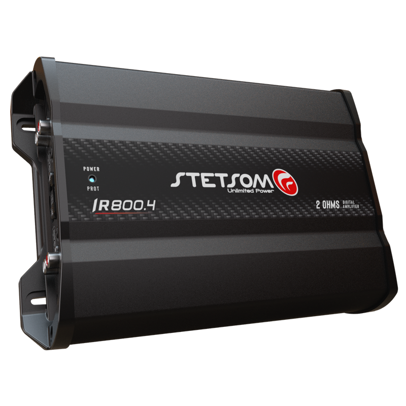 Stetsom IR800.4 2-Ohms Compact Digital Full Range Amplifier 4-Channel 800 Watts