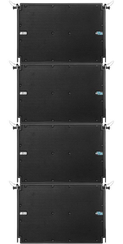 4x DB Technologies DVA T12 Active Line Array module 12"/ 6.5"/ 1" 1500W (MINT)