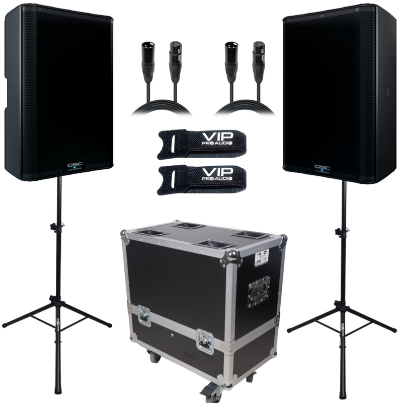 QSC K10.2 PA Speaker System with Cases