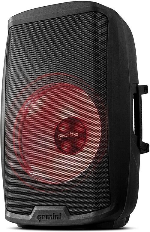 Gemini AS-2115BT-LT speaker with red LED