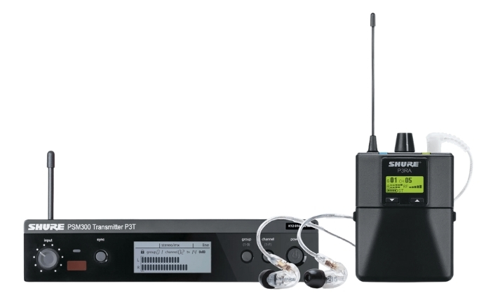 SHURE P3TRA215CL-G20 system view
